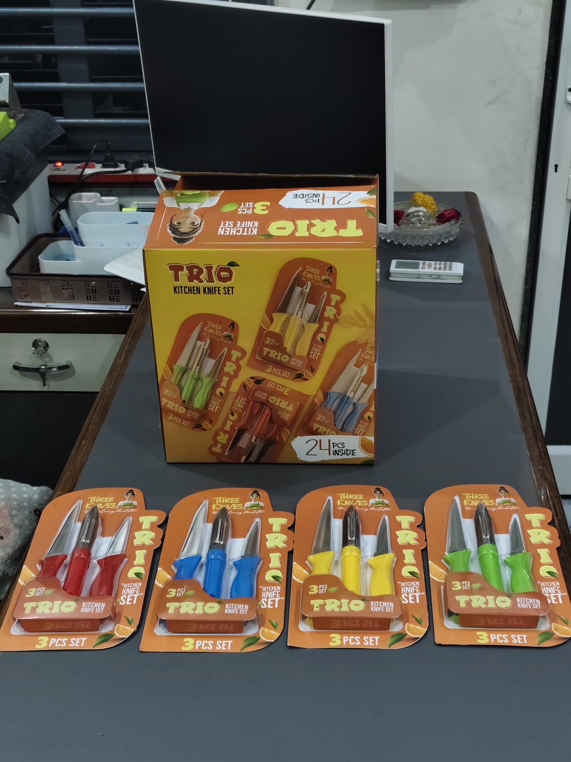 Knife Trio Kitchen 3pcs Set