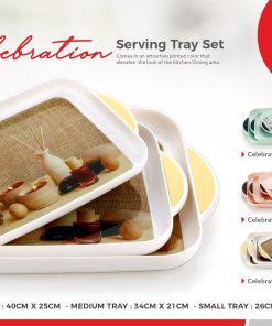 Tray Celebration 3 Pcs Set
