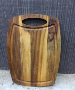 Wooden Chopping Board Ovel Shap With Grip
