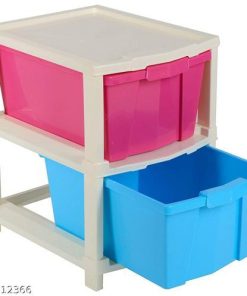MODULAR DRAWER STORAGE 2 SECTION COLOR