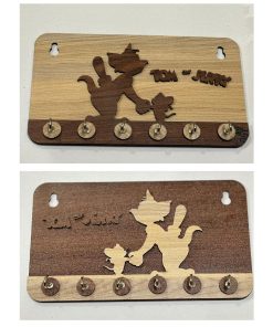 Wooden Key Stand Tom&jerry Design [D-1]