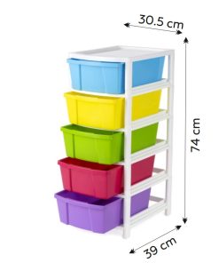 Modular Drawer A4 Multi color 5 Layer
