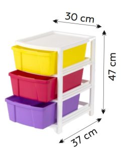 Modular Drawer A4 Multi color 3 Layer