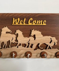 Key Stand Horse Design Wooden [KS-02]