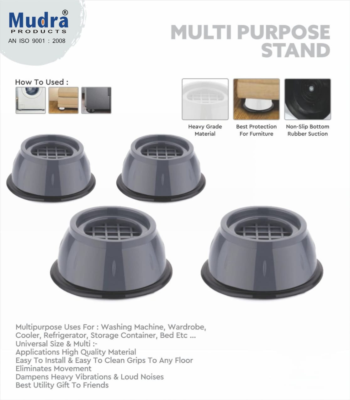 Multipurpose Stand ROUND [4pcs Set]