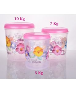 Container Set 3pcs Printed Set 5,7,10 Kg