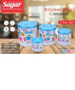 CONTAINER KITCHEN KING [4pcs Set]