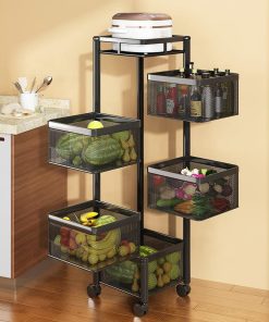 KITCHEN RACK 5 LAYER SQUARE