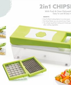Buy 2 in 1 Vegetable Chipser &Slicer Online at Low Prices in India