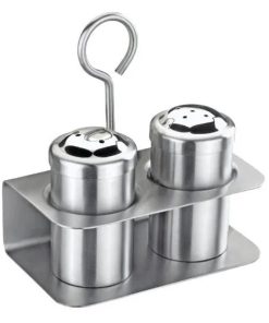 S.S.SALT PEPPER WITH STAND