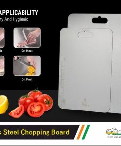 Chopping Board S.S. No.1 (8×12 Inch 450gm)