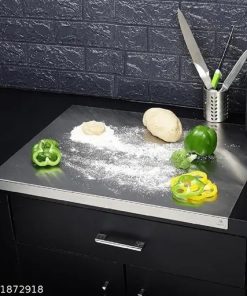 Chopping Board S.S. No.3 (16.5×11.5×1 Inch 950gm)