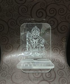 Mobile Stand Transparent Hanuman Design (acrylic Material)