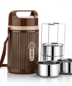 LUNCH TIME S.S. Tiffin Box 3 Layer (nek)