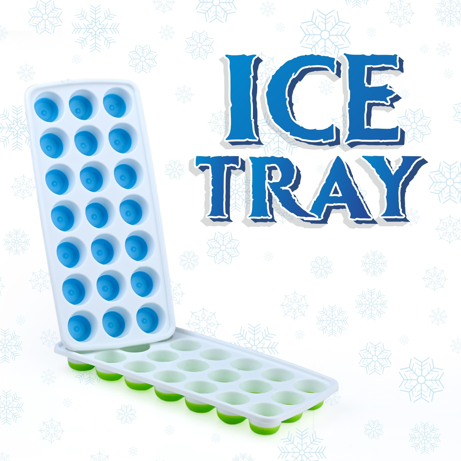 Ice Tray Set Of 2 PCS (Box Pack)