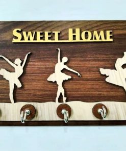 Key Stand Sweet Home Design Wooden [KS-10]